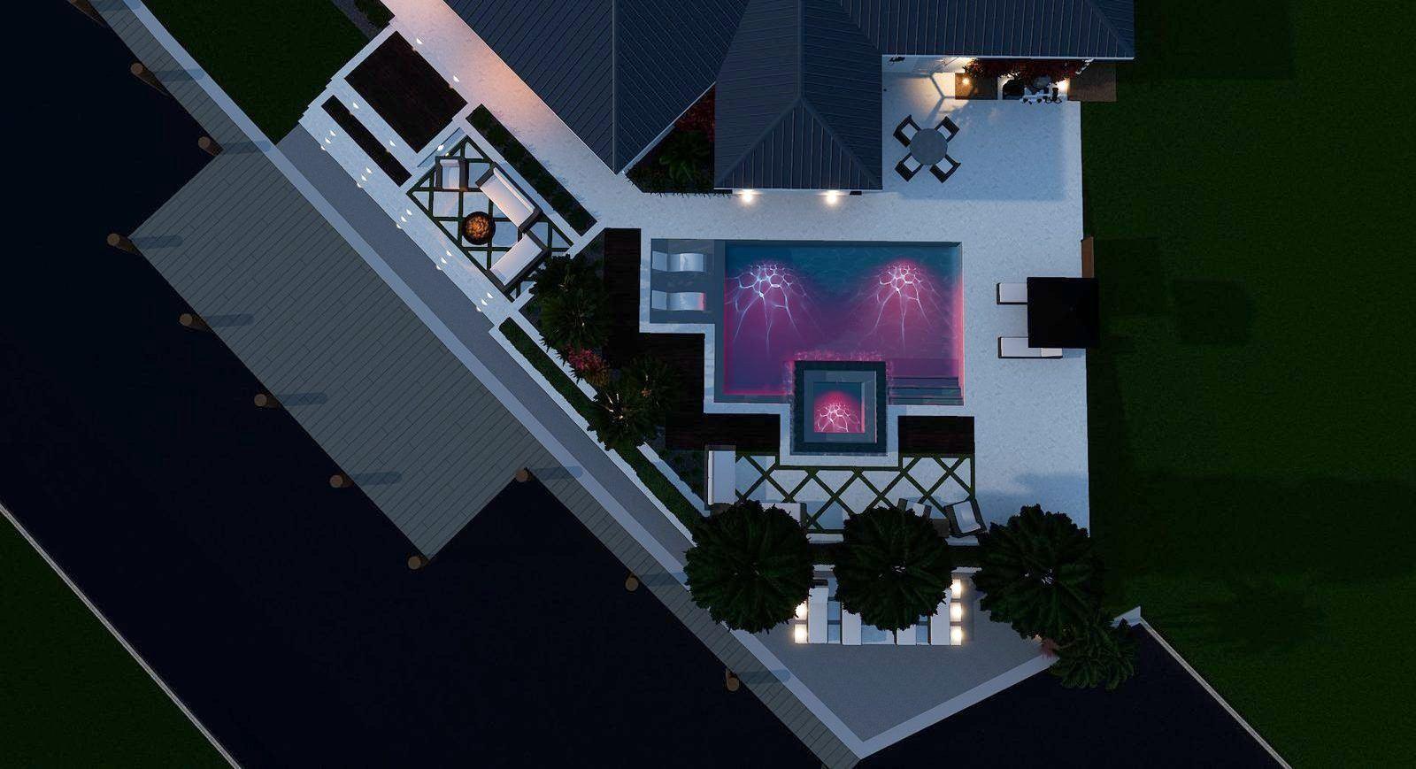 Devoe Residence · water feature