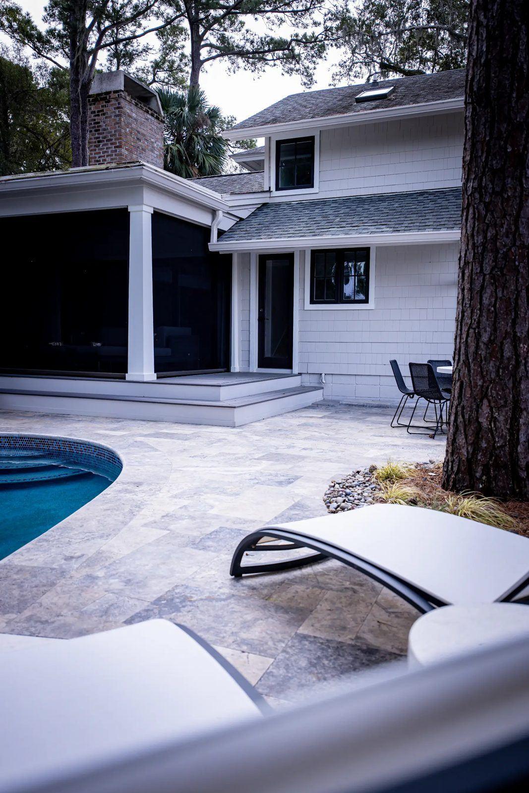 Finished pool at Baynard Cove