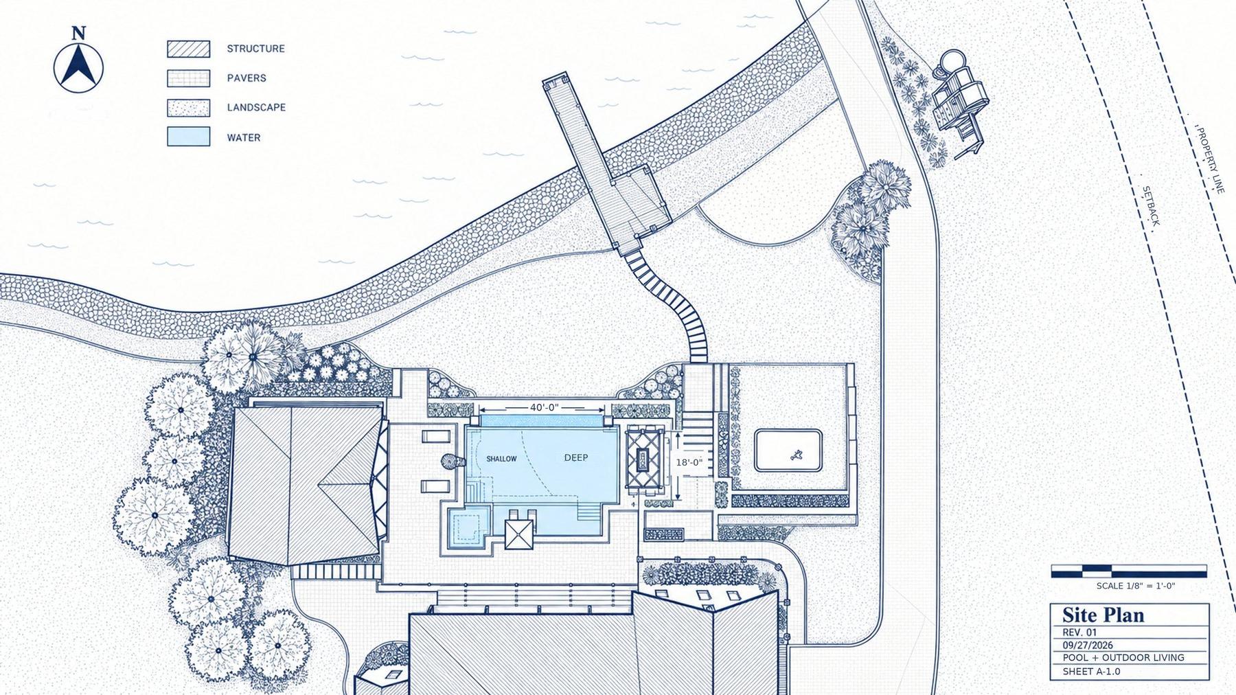 Site plan of the same design